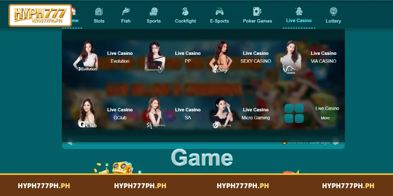 Overview of HYPH777 Live Casino