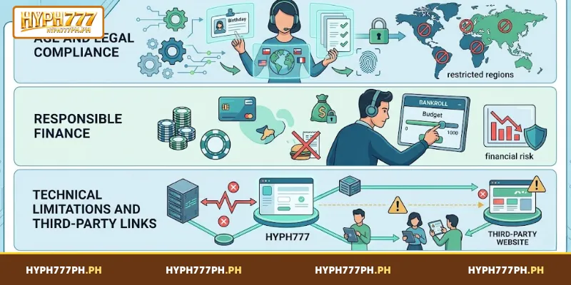User Obligations and Service Boundaries Under the HYPH777 Disclaimer